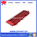 red anodized Extruded High Power Heat Sink